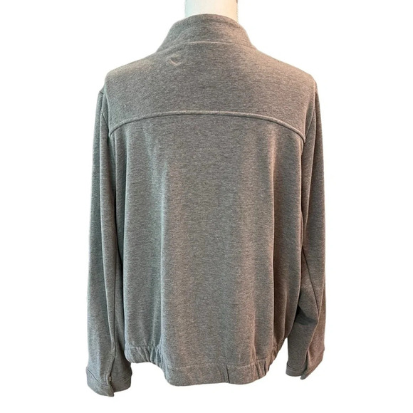 Lane Bryant Button Front Fleece Jacket Heather Gray Women’s Size 18/20 - Picture 4 of 11